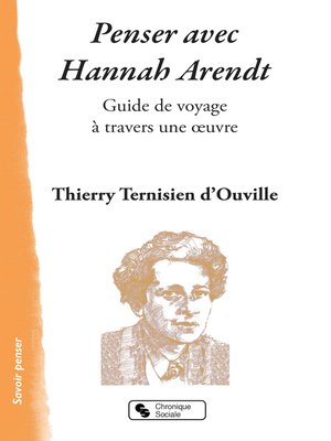 cover image of Penser avec Hannah Arendt